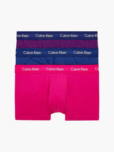 Calvin Klein Underwear HU092472 | Calvin Klein Cotton Stretch Low Rise Férfi Alsónadrág Kék / Lila C